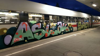 Graffiti Train - Photo by moschek