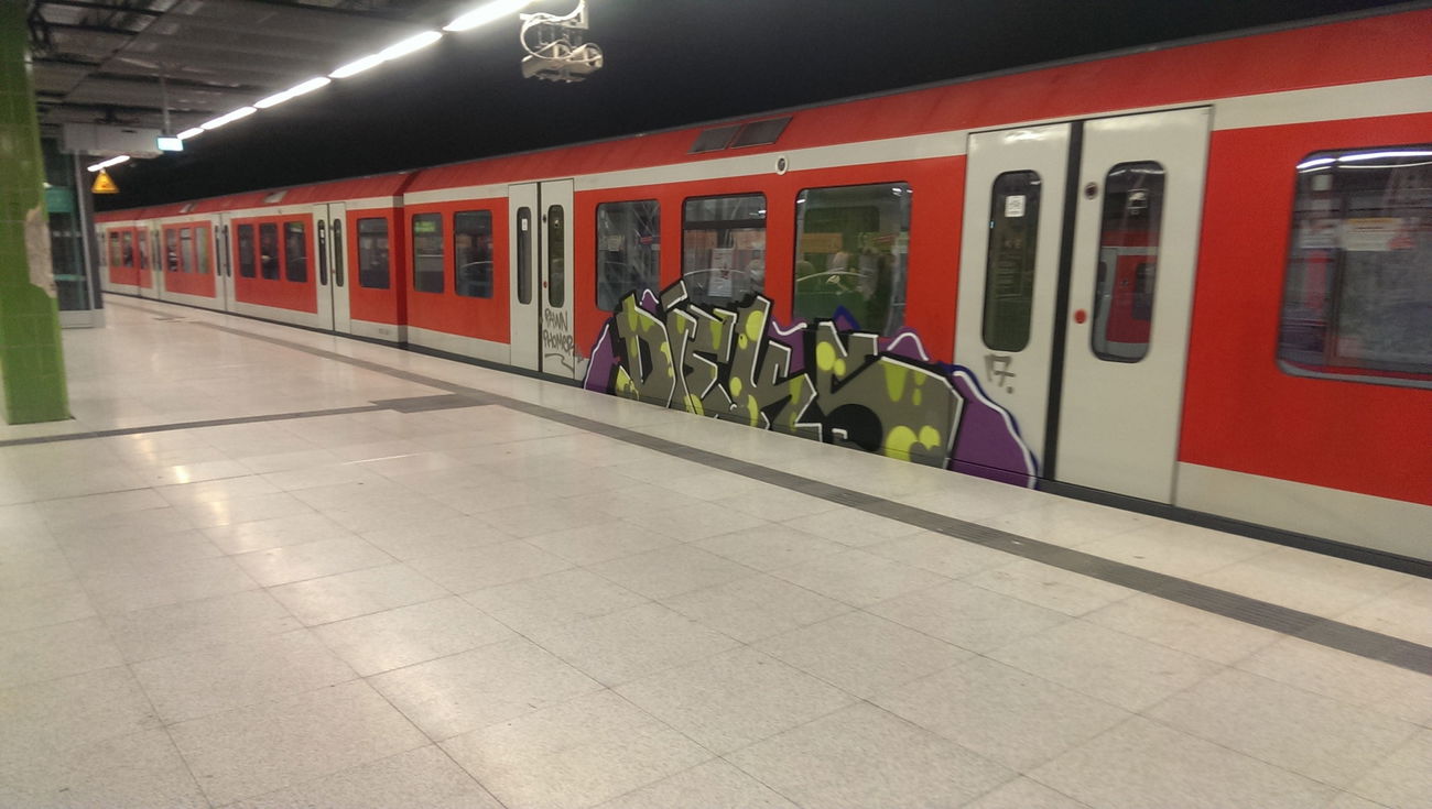 Graffiti Train - Photo by moschek