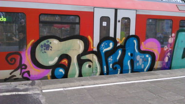 Graffiti Train - Photo by moschek (2015)