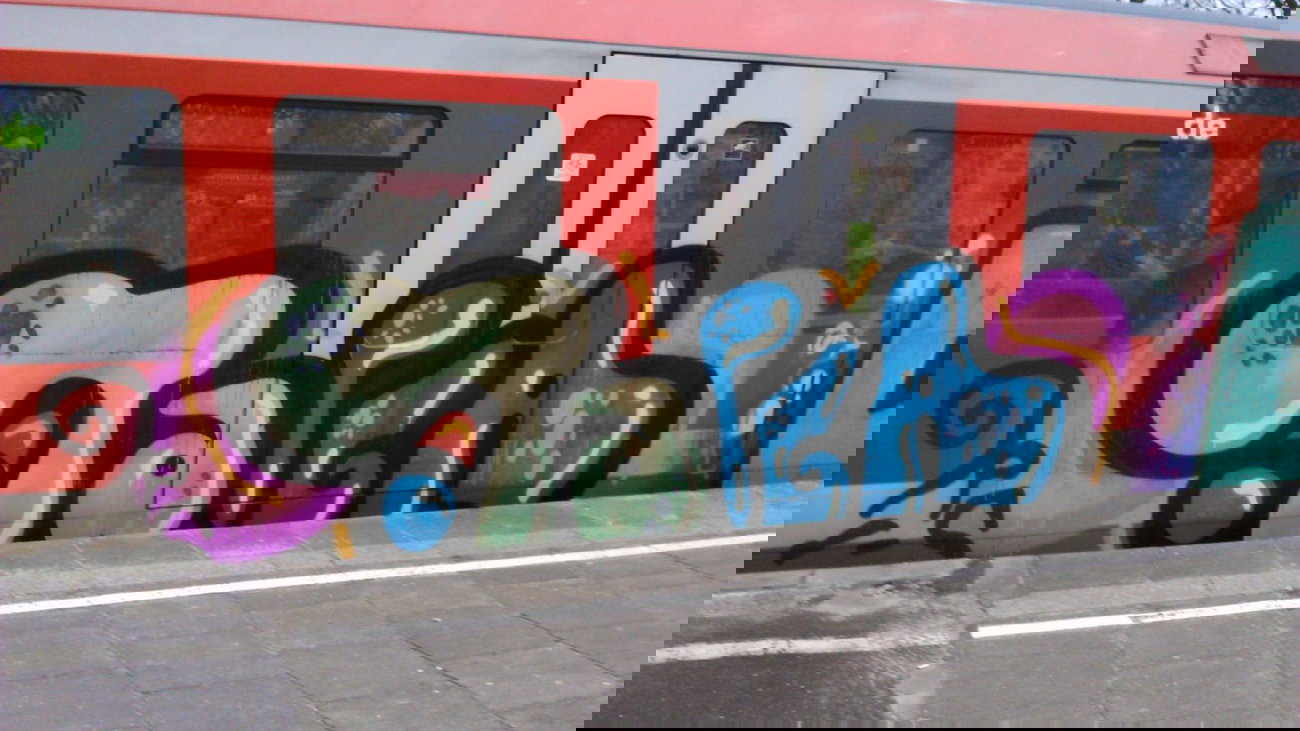 Graffiti Train - Photo by moschek (2015)