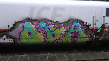 Graffiti Train - Photo by moschek (2015)