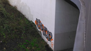 Graffiti Wall in Hamburg - Photo by moschek - cctop, cos, dsf