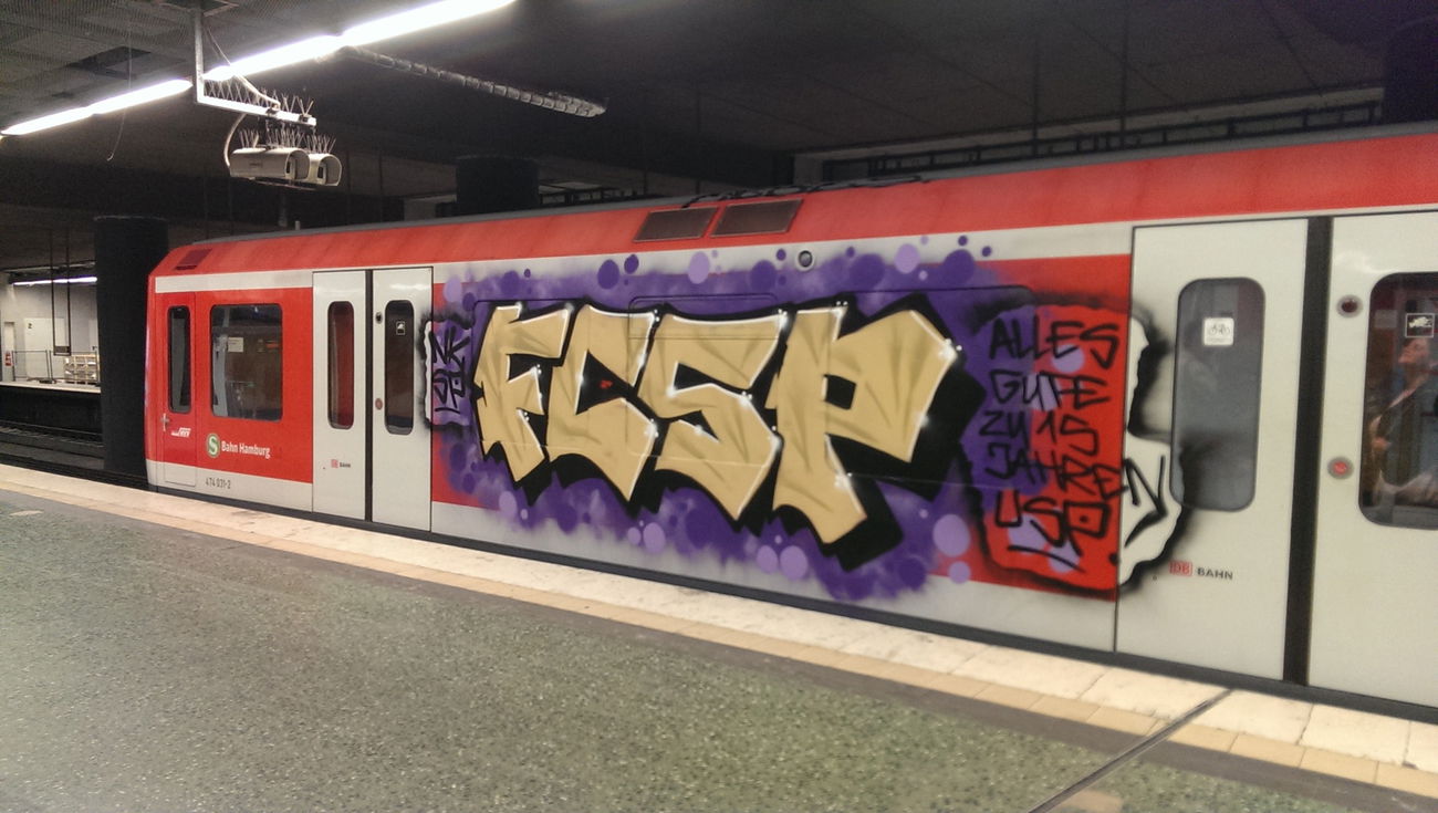 Graffiti Train - Photo by moschek