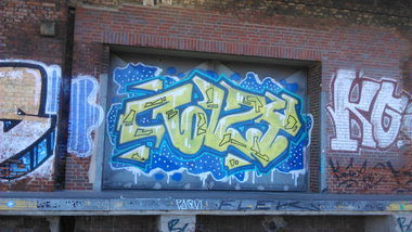 Graffiti Wall in Hamburg  - Photo by moschek - Razy