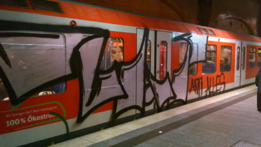 Graffiti Train - Photo by moschek (2015)