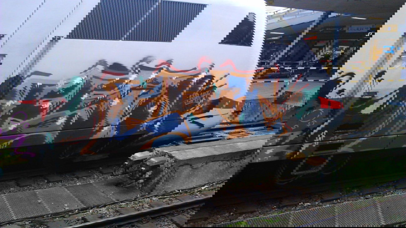 Graffiti Train - Photo by moschek - esit, swk