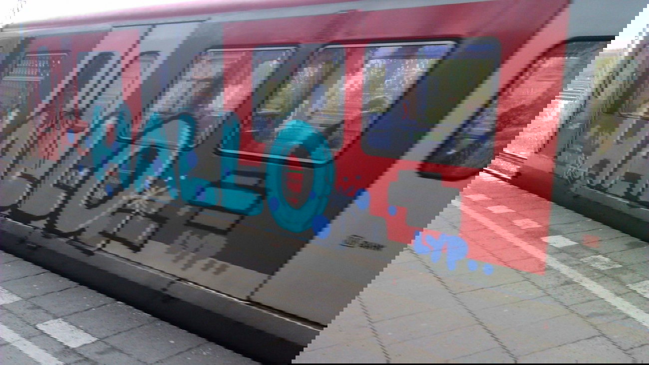 Graffiti Train - Photo by moschek - Hallo, lyp (2015)