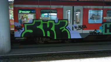 Graffiti Train - Photo by moschek - ske (2015)