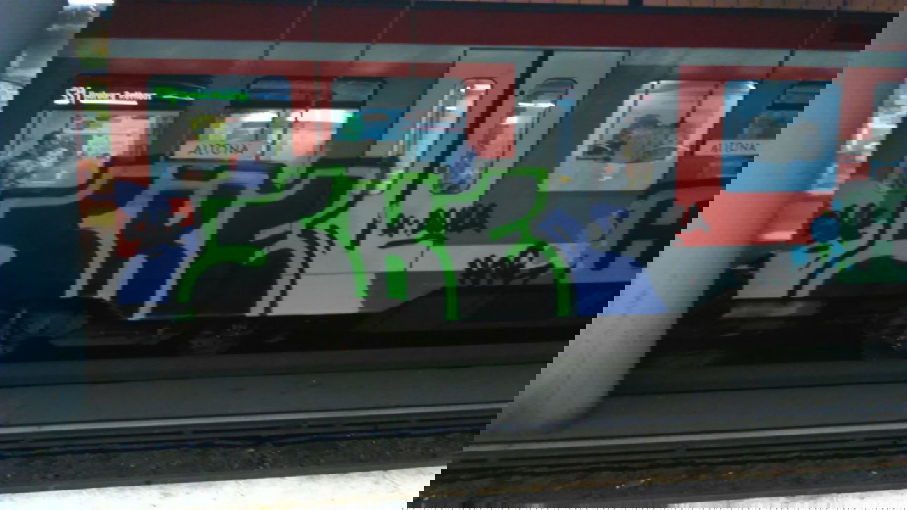 Graffiti Train - Photo by moschek - ske (2015)