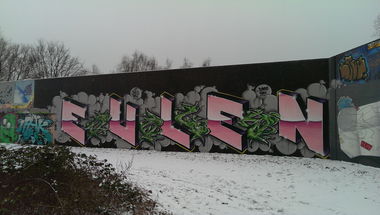 Graffiti Wall in Hamburg - Photo by moschek - Owls, eulen