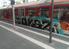 Graffiti Train - Photo by moschek