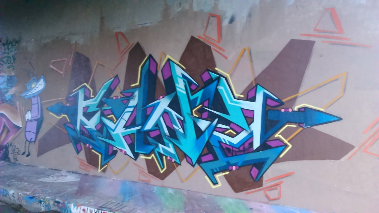 Graffiti Wall in Amsterdam - Photo by moschek