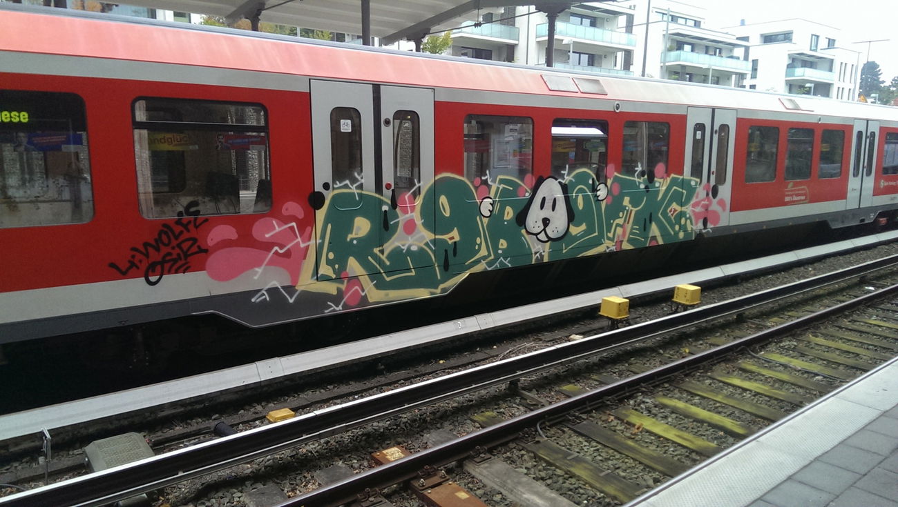Graffiti Train - Photo by moschek - Rgb, gfk (2017)