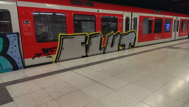 Graffiti Train - Photo by moschek - Flut, bff (2017)