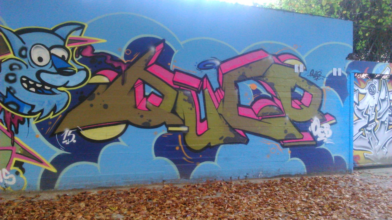 Graffiti Wall in Hamburg  - Photo by moschek - quer, ocb (2015)