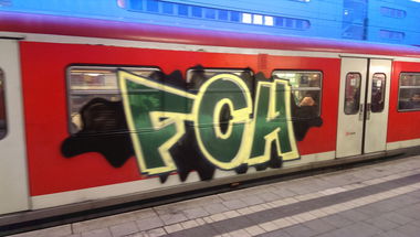 Graffiti Train in Wohnort - Photo by moschek - Fch (2016)
