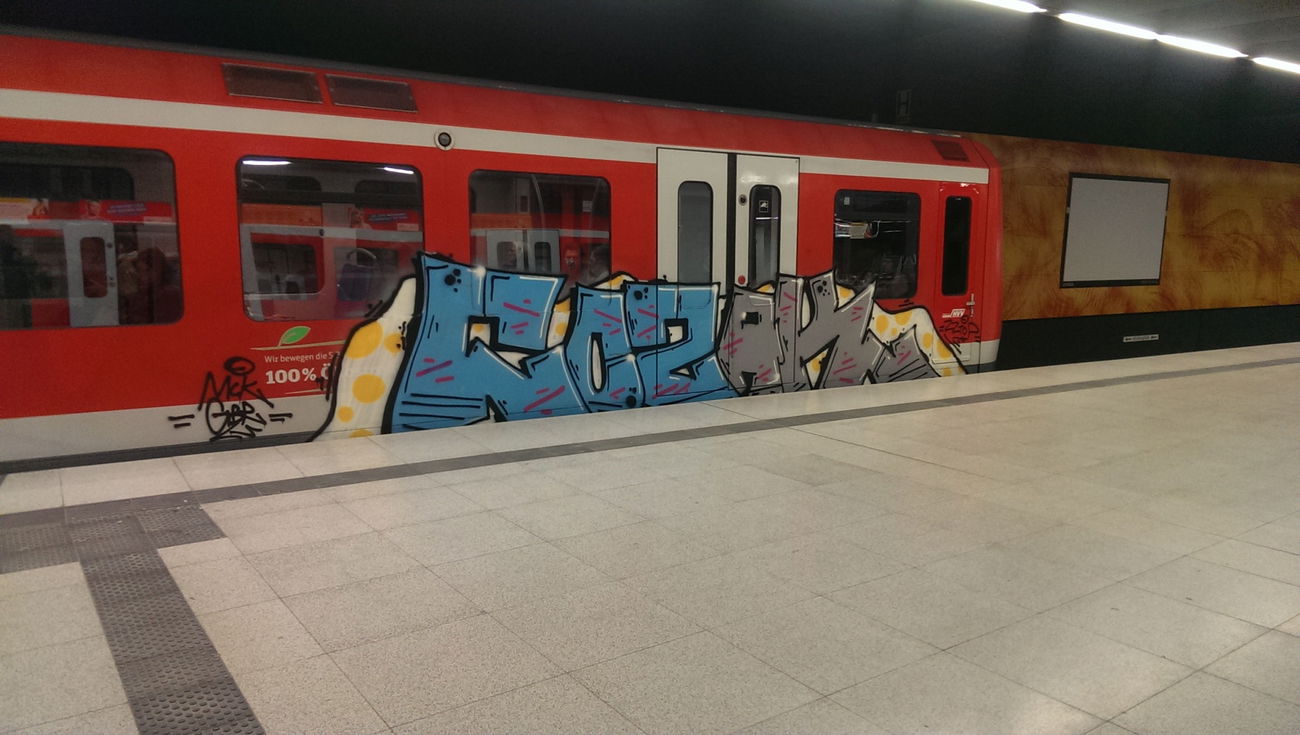 Graffiti Train - Photo by moschek