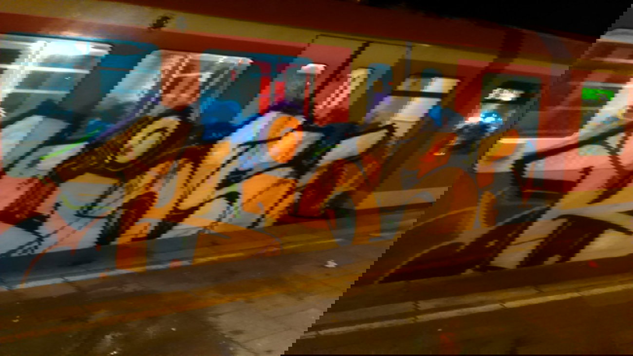 Graffiti Train - Photo by moschek - Kids (2014)