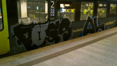 Graffiti Train - Photo by moschek