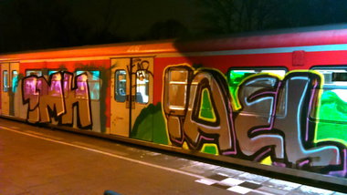 Graffiti Train - Photo by moschek - imh (2014)