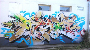 Graffiti Wall in Hamburg  - Photo by moschek - eiser (2015)