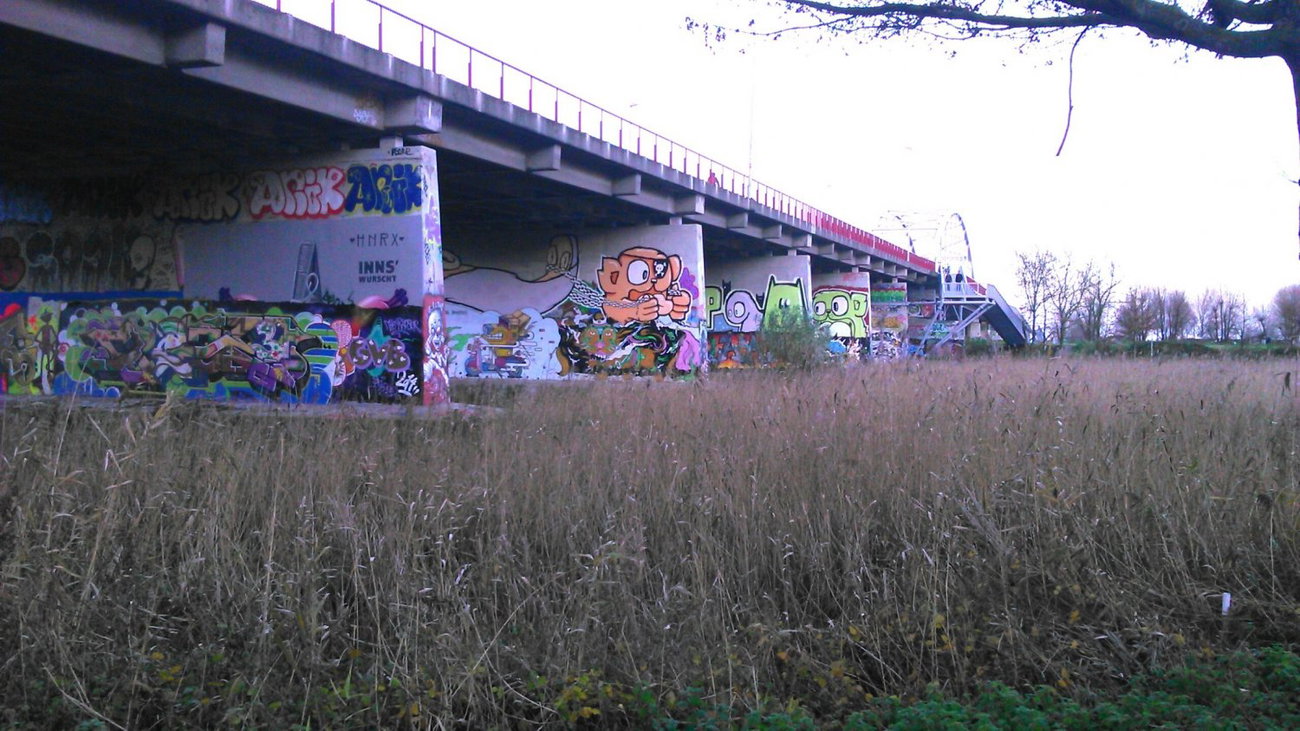 Graffiti Wall in Amsterdam - Photo by moschek - flevopark
