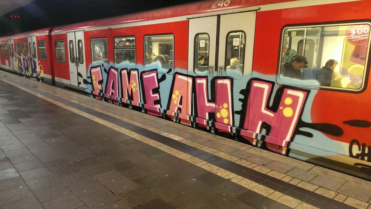 Graffiti Train - Photo by moschek