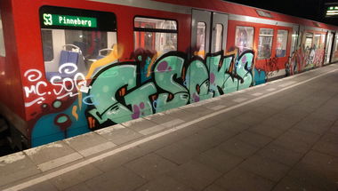 Graffiti Train - Photo by moschek (2016)