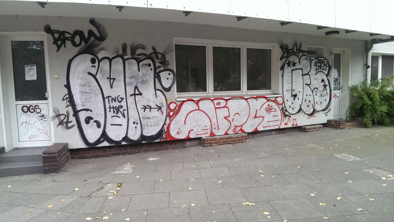 Graffiti Bombing in Hamburg - Photo by moschek (2016)