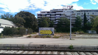 Graffiti Bombing in Split - Photo by moschek - Moses