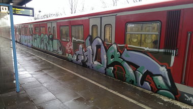 Graffiti Train - Photo by moschek (2017)
