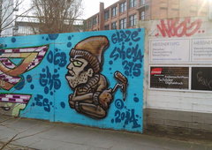 Graffiti Wall in Hamburg - Photo by moschek