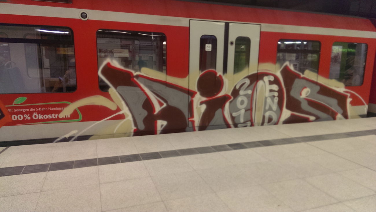 Graffiti Train - Photo by moschek (2017)