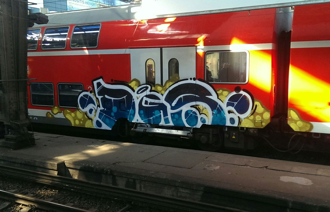 Graffiti Train - Photo by moschek - Dgs (2016)