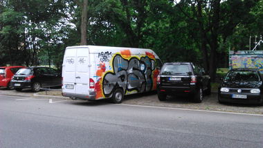 Graffiti Bombing in Hamburg  - Photo by moschek - Gsf