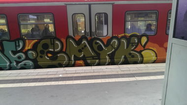 Graffiti Train - Photo by moschek