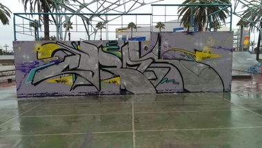 Graffiti Wall in Las palmas - Photo by moschek (2016)
