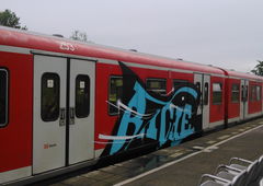 Graffiti Train in Wohnort - Photo by moschek - Rache (2015)