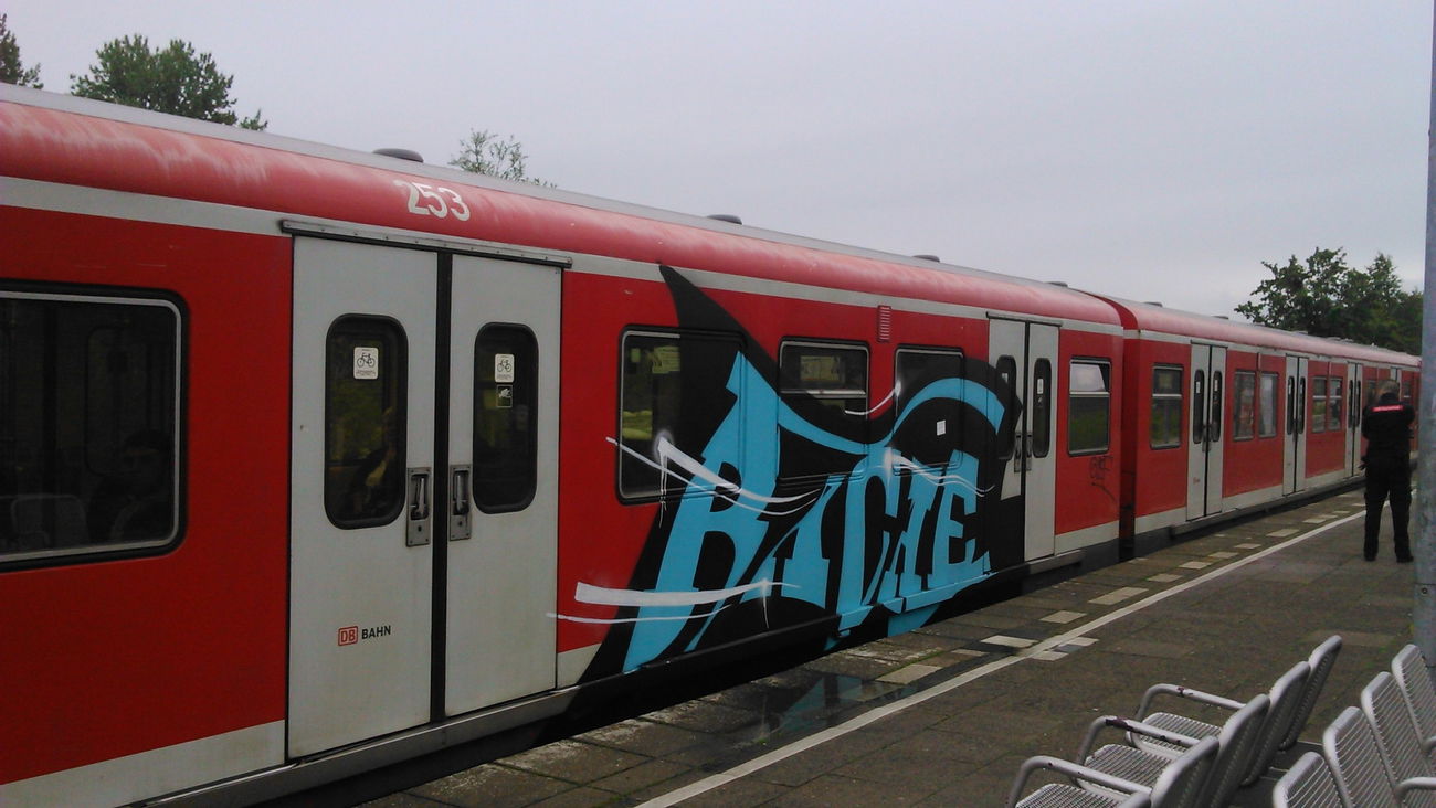 Graffiti Train in Wohnort - Photo by moschek - Rache (2015)