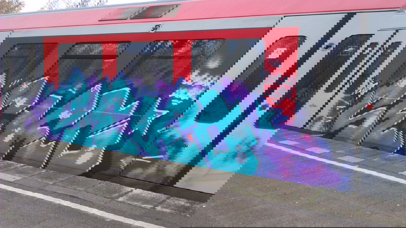 Graffiti Train - Photo by moschek - seko (2014)