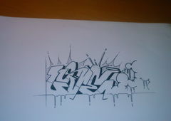 Graffiti Sketch - Photo by moschek