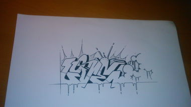 Graffiti Sketch - Photo by moschek