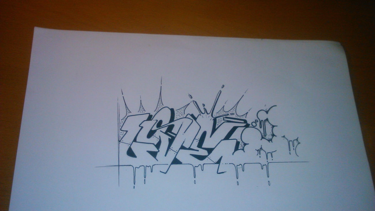 Graffiti Sketch - Photo by moschek