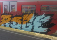 Graffiti Train - Photo by moschek - Rage (2015)