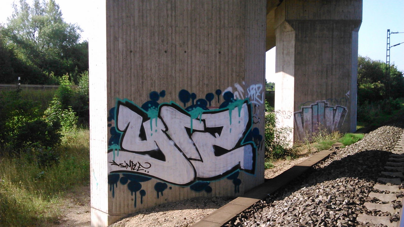 Graffiti Bombing in Deutschland - Photo by moschek - Simple, simpel, yrz (2015)