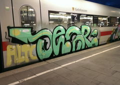 Graffiti Train - Photo by moschek