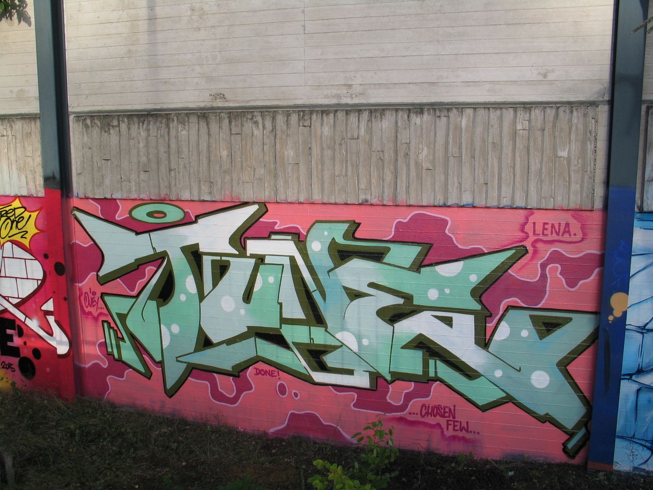 Graffiti Wall in Lüneburg - Photo by moschek - tune (2015)