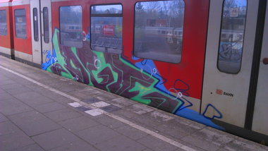 Graffiti Train - Photo by moschek (2015)