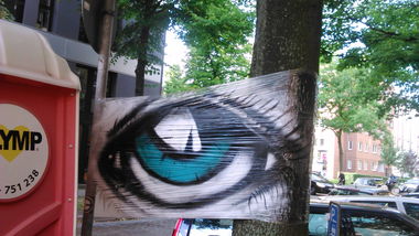 Graffiti Wall in Wohnort - Photo by moschek