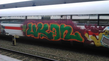 Graffiti Train - Photo by moschek (2015)